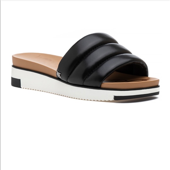 Sam Edelman Shoes - SAM EDELMAN ANNALISA SANDAL BLACK LEATHER Size 9